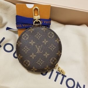 Authentic Louis Vuitton Round coin purse Multi